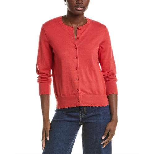 Brooks Brothers scalloped cardigan