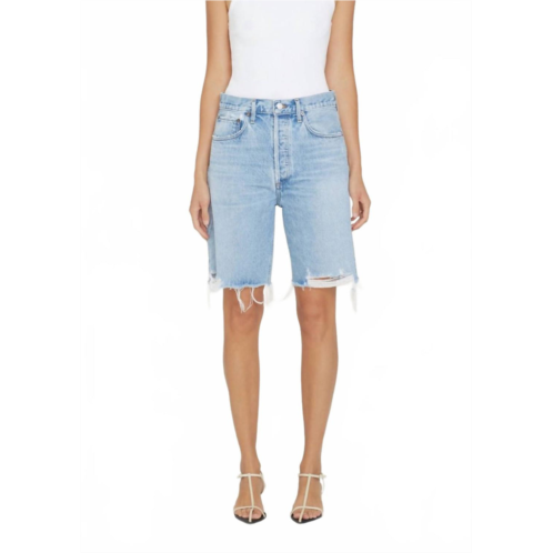 AGOLDE womens 90s short swapmeet in blue