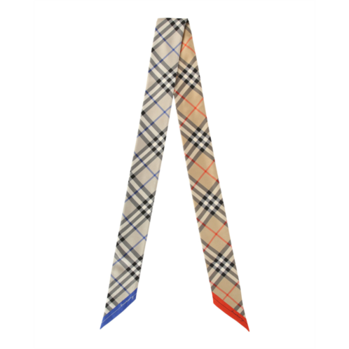 Burberry reversible check-to-check silk scarf