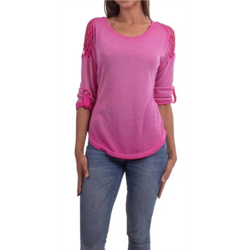 GIGI MODA alice knit sweater top in hot pink