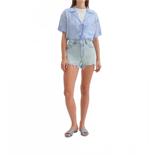 DAZE troublemaker high rise shorts in gifted vintage