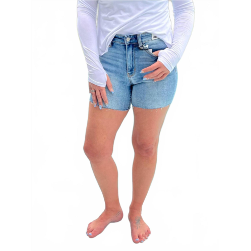 Judy Blue highly recommended jean shorts in medium denim
