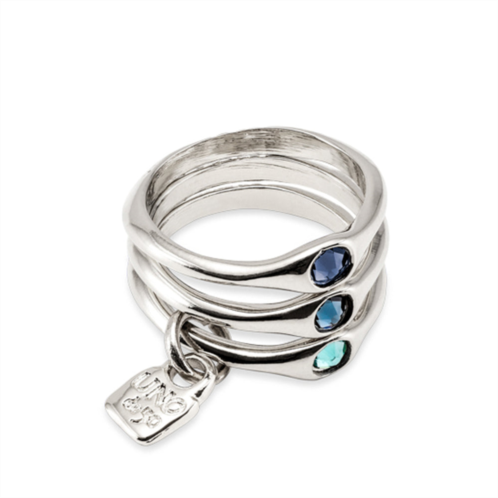 UNOde50 blue crystal ring