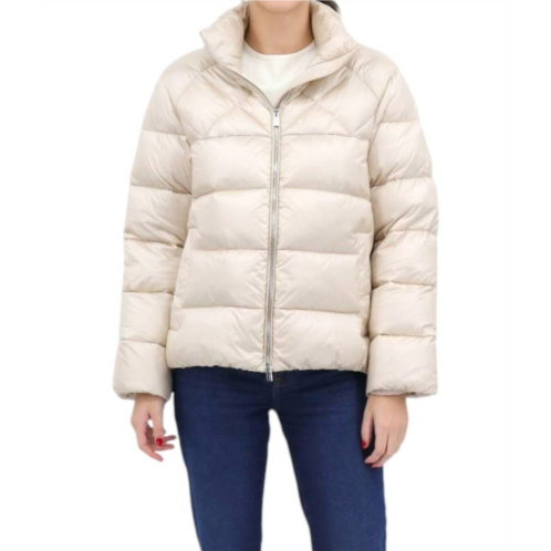 PESERICO padded nylon jacket in barley