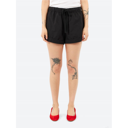 XIRENA declan cotton short in black