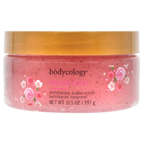 Bodycology exfoliating sugar scrub - sweet love by for women - 10.5 oz scrub