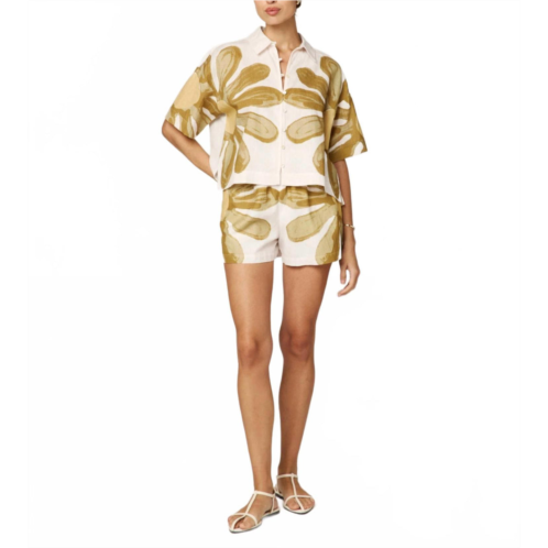 Cleobella pierre shorts in floral placed print