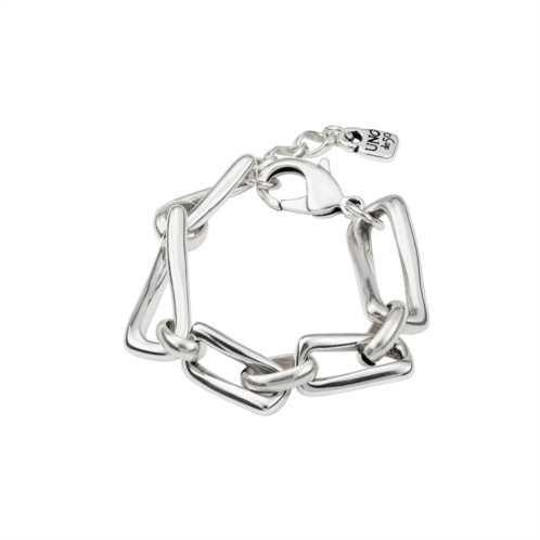 UNOde50 squared link statement bracelet