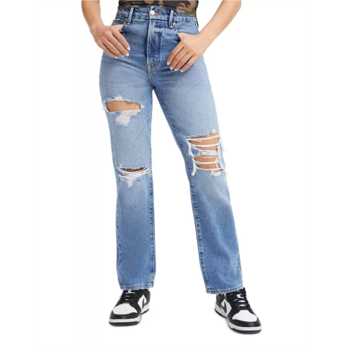 GOOD AMERICAN boy boyfriend jeans in indigo244