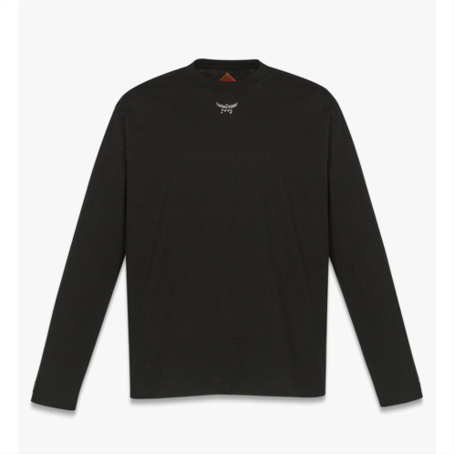 Mcm essential laurel logo shirt in organic cotton