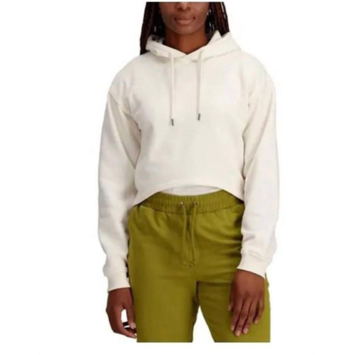 THE NORTH FACE womens evolution hi-lo hoodie in gardenia white