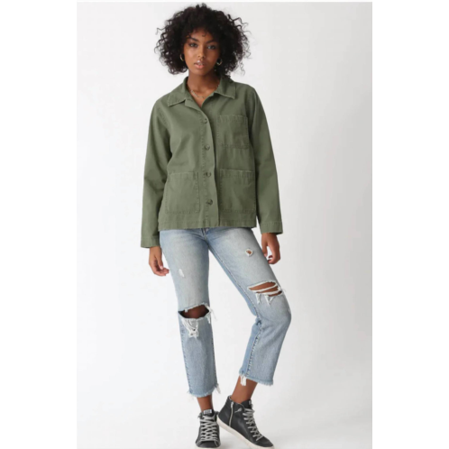 Electric & Rose navarro twill jacket in army