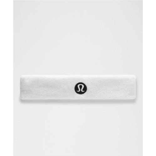Lululemon high-pile cotton terry sweatband