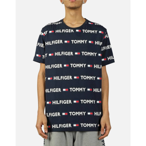 Tommy Hilfiger name logo t-shirt in navy