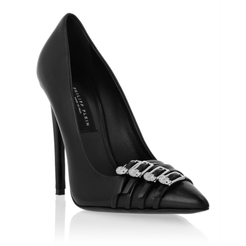 PHILIPP PLEIN multi-strap nappa leather pumps 12