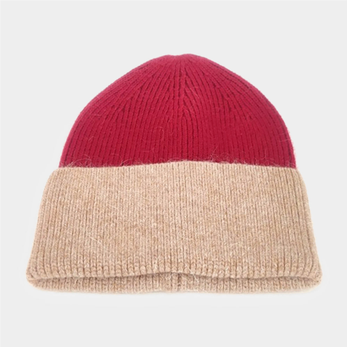 FASHNZFAB two tone cuff beanie hat