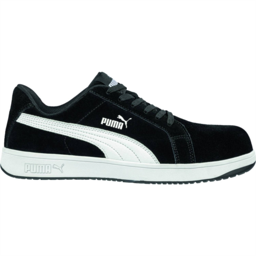 Puma womens low iconic vintage sneakers in black