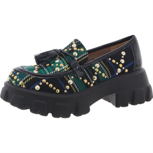 Betsey Johnson aleah womens embellished slip on loafers