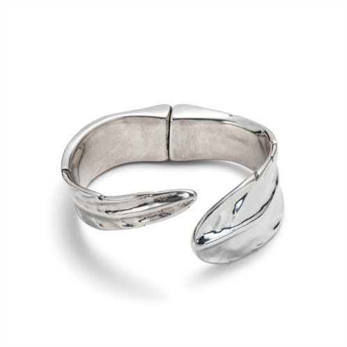 UNOde50 feather wave silver cuff