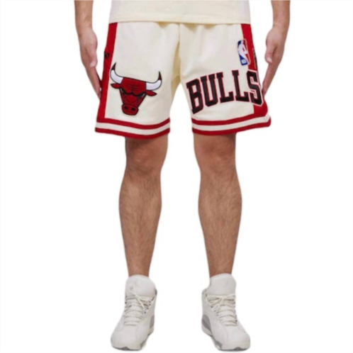PRO STANDARD retro classic 2.0 short in eggshell/red