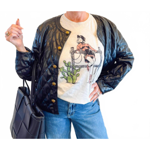 DEAR JOHN DENIM bonheur jacket in black