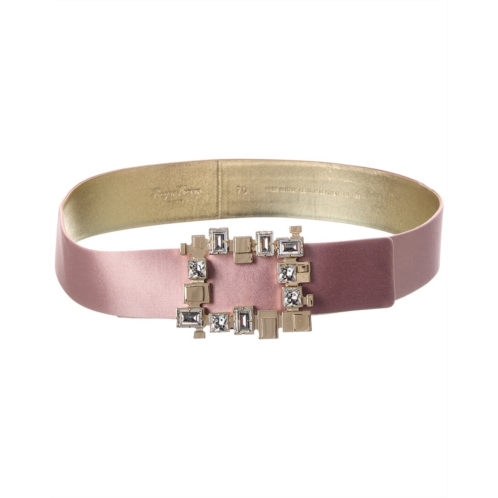 Roger Vivier satin belt