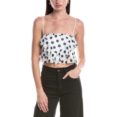 AFRM koin ruffle top