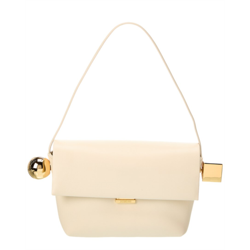 Jacquemus the rond carre leather shoulder bag