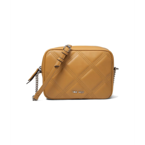 nine west inez bag womens brown mini camera shape crossbody strap gbo3443