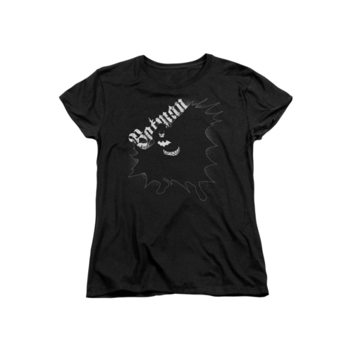 Gildan batman darkness short sleeve womens tee / t-shirt