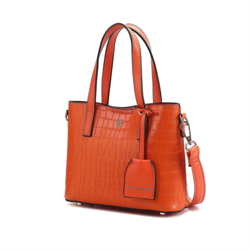 MKF Collection isolde crocodile embossed tote bag by mia k