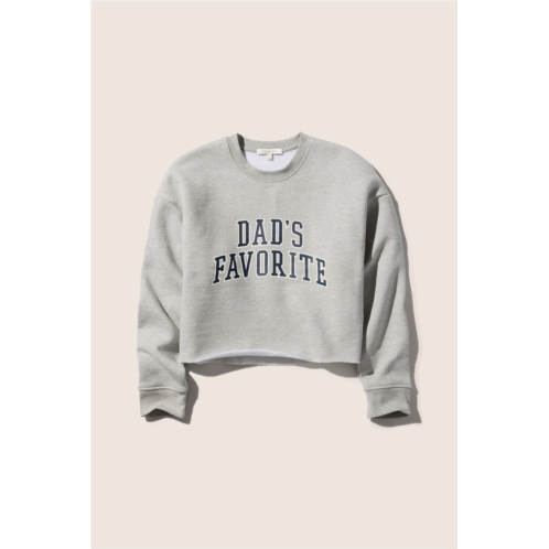 favorite DAUGHTER womens the cropped dads favorite sweatshirt
