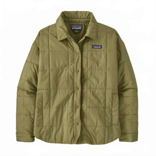 Patagonia light gust shirt jacket in caper green