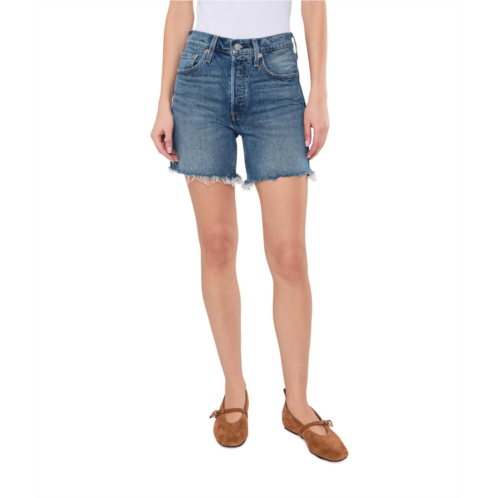 Levi 501 cut-off shorts womens symmetry sister denim button fly retro jax1820