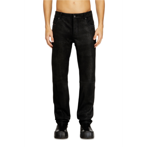 Diesel jean-cut leather pants