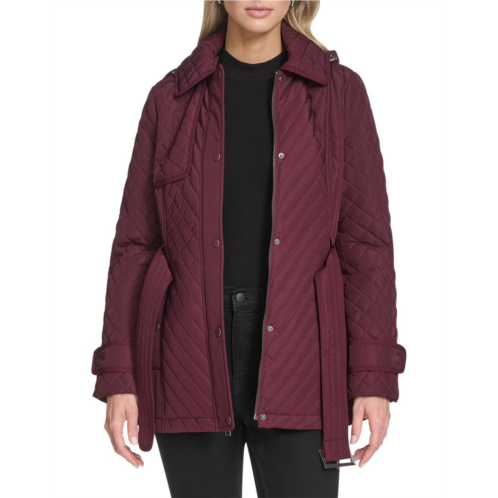 Andrew Marc brinklee belted trench coat