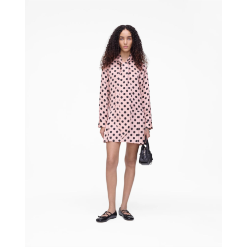 MARC JACOBS dots bow pleated dress