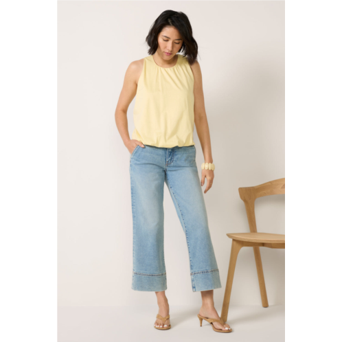 KUT FROM THE KLOTH womens petite charlotte straight leg w trouser pocket jeans