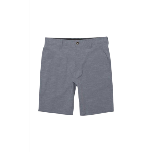 VISSLA mens fin rope hybrid short in dark slate