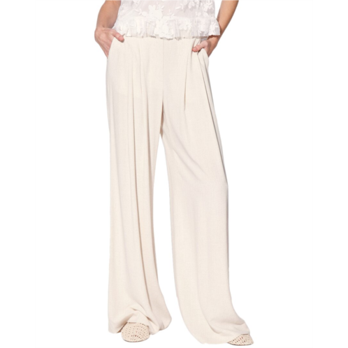 walter baker belinda linen-blend pant