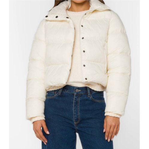 Velvet Heart jonas puffer jacket in cream
