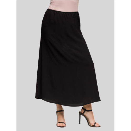 24seven comfort apparel womens elastic waist a line maxi skirt