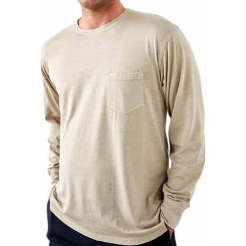 Rails ennis long sleeve t-shirt in quinoa