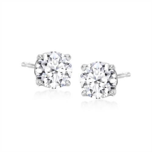 Ross-Simons lab-grown diamond stud earrings in 14kt white gold