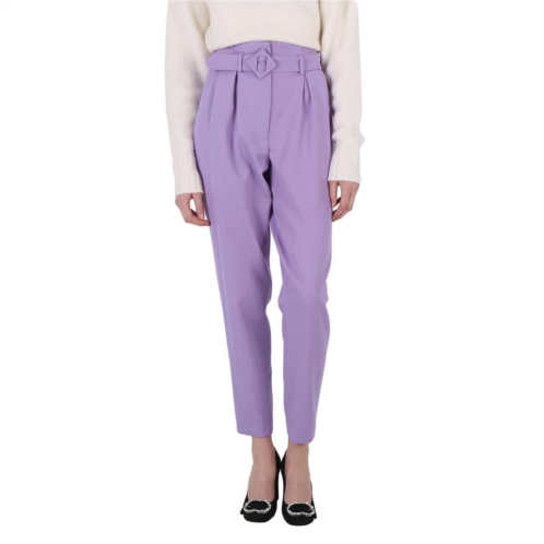 Moschino ladies violet straight leg trousers