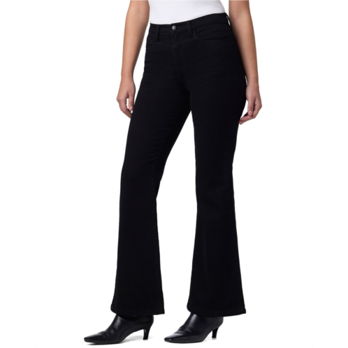 joes jeans black rinse high-rise flare jean