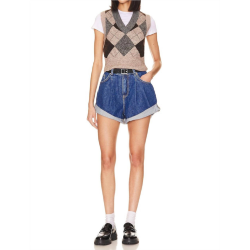 Free People danni shorts in stargaze