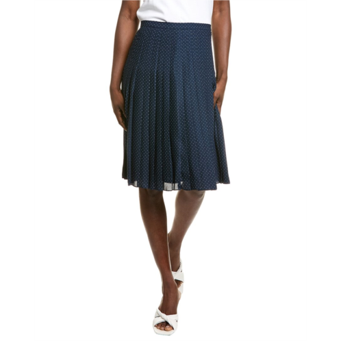 Brooks Brothers dot print a-line skirt