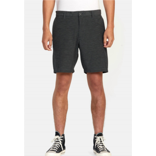 RVCA mens daggers hybrid chino short in black