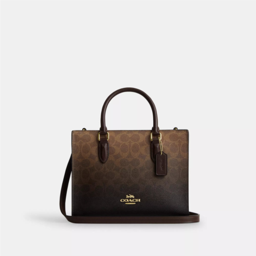 Coach Outlet maggie small tote bag in ombre signature canvas